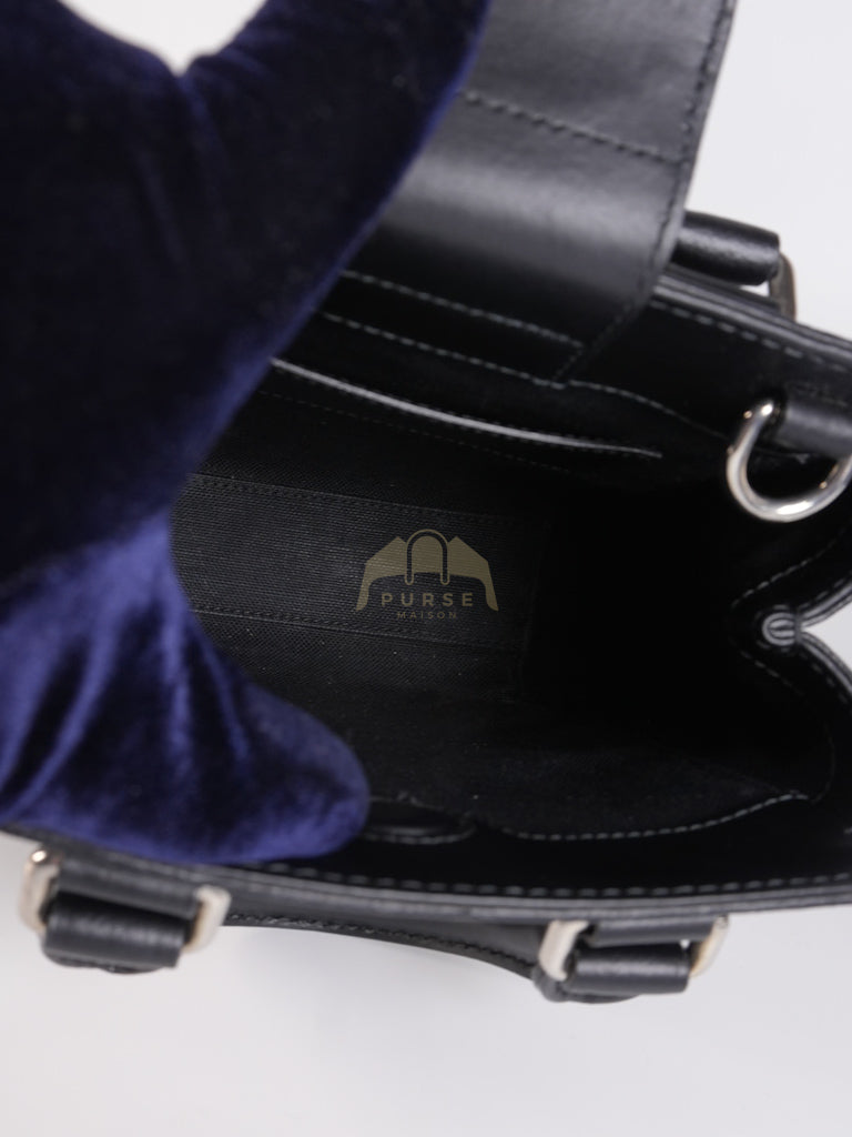 Mini Tote Bag in Black GG Supreme Canvas & Silver Hardware | Purse Maison Luxury Bags Shop