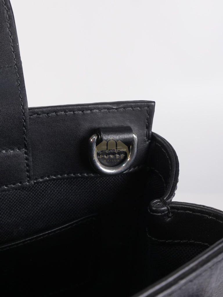 Mini Tote Bag in Black GG Supreme Canvas & Silver Hardware | Purse Maison Luxury Bags Shop