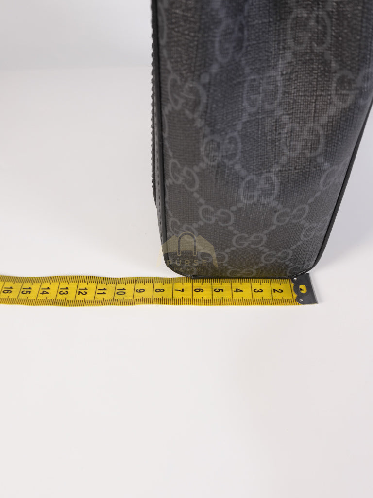 Mini Tote Bag in Black GG Supreme Canvas & Silver Hardware | Purse Maison Luxury Bags Shop