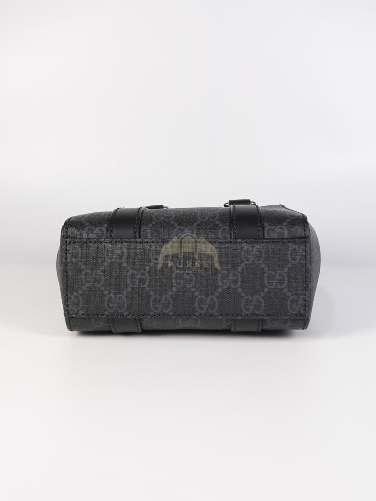 Mini Tote Bag in Black GG Supreme Canvas & Silver Hardware | Purse Maison Luxury Bags Shop