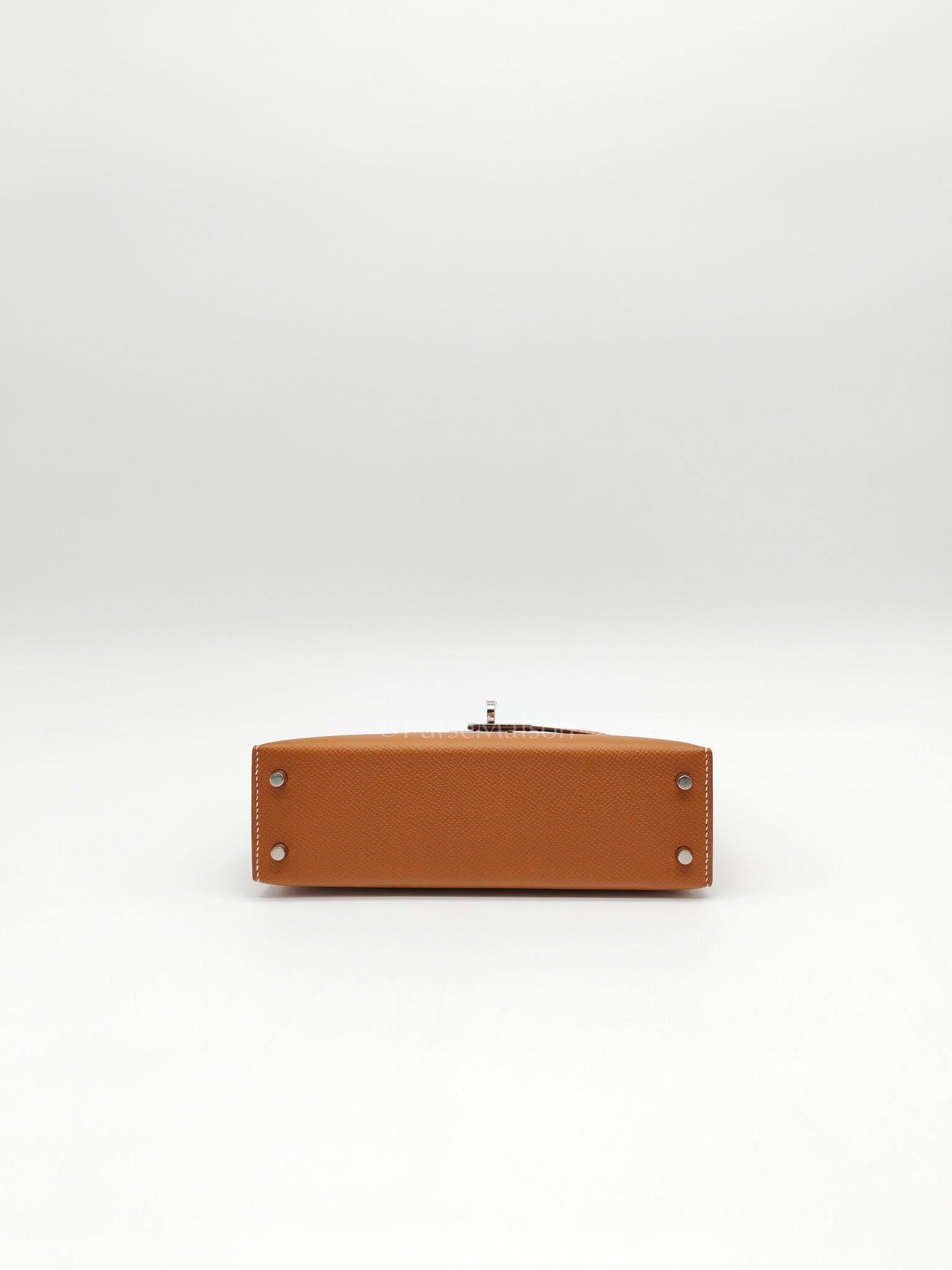 Mini Kelly in Gold Epsom Leather Palladium Hardware Stamp K(2025)