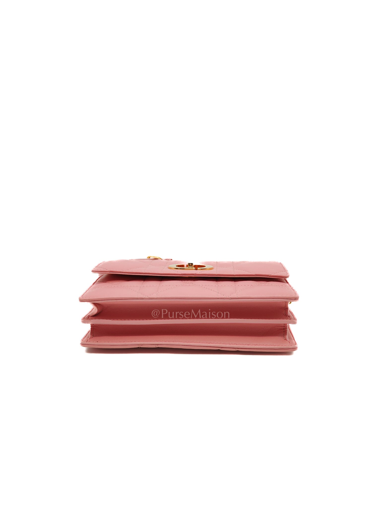 Miss Caro Mini in Pink Cannage Lambskin Leather Chain Bag | Purse Maison Luxury Bags Shop