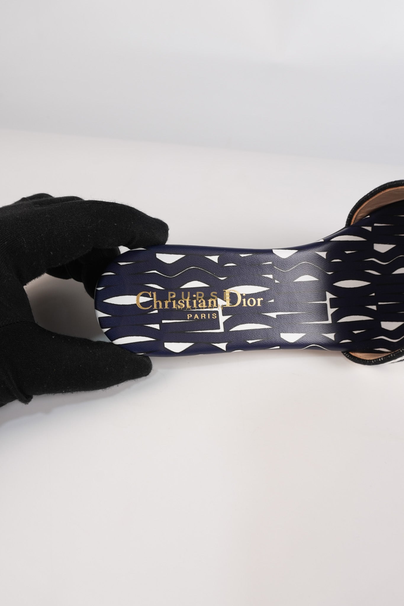 Miss Dior Sandals in Blue Size 37.5 (23.5cm) | Purse Maison Luxury Bags Shop