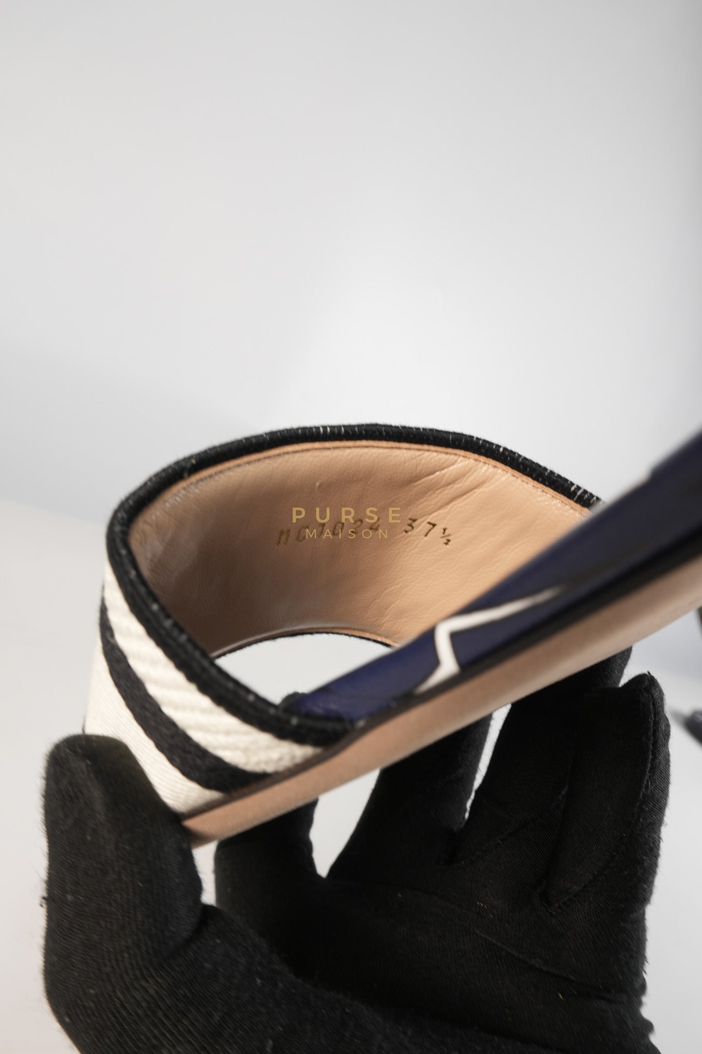 Miss Dior Sandals in Blue Size 37.5 (23.5cm) | Purse Maison Luxury Bags Shop
