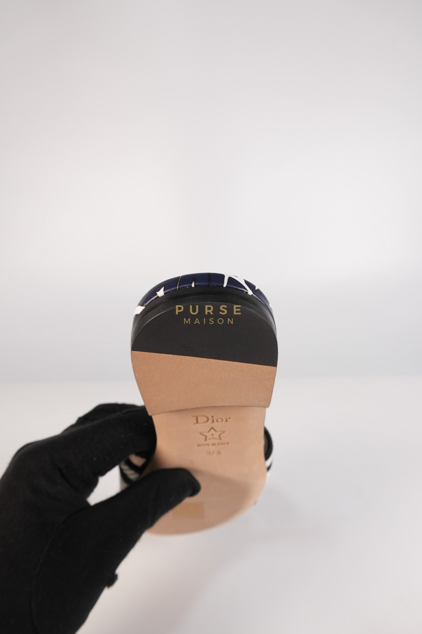 Miss Dior Sandals in Blue Size 37.5 (23.5cm) | Purse Maison Luxury Bags Shop