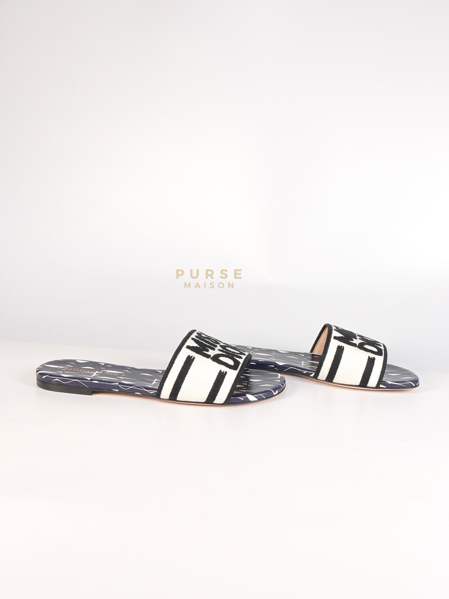 Miss Dior Sandals in Blue Size 37.5 (23.5cm) | Purse Maison Luxury Bags Shop