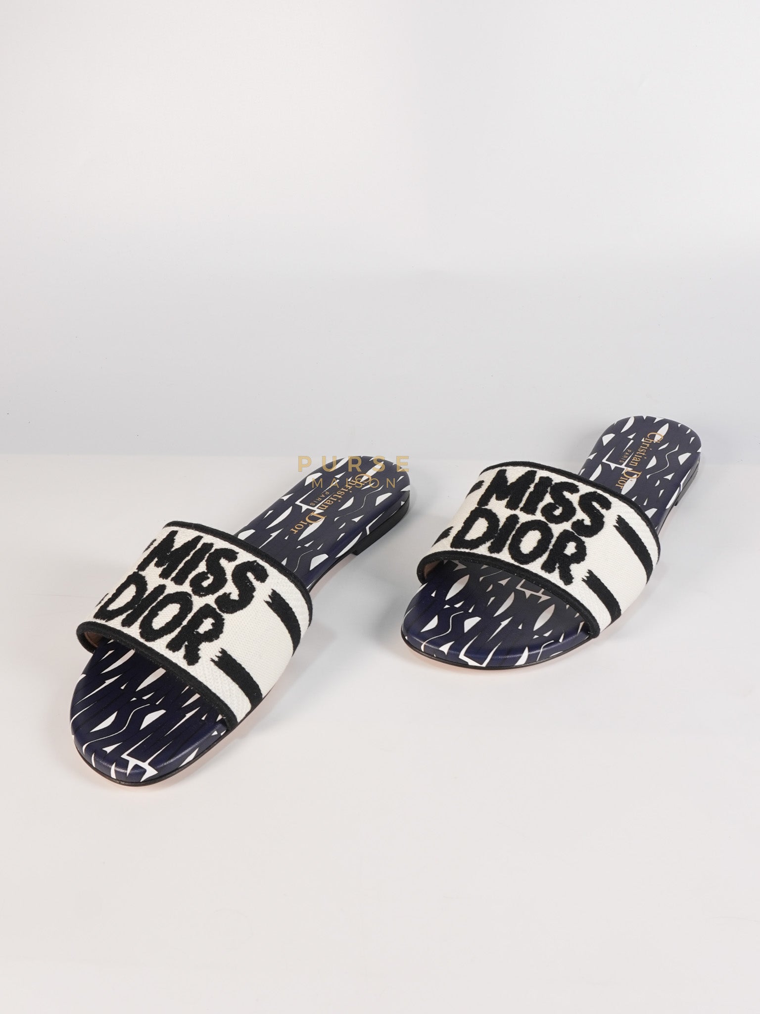 Miss Dior Sandals in Blue Size 37.5 (23.5cm) | Purse Maison Luxury Bags Shop