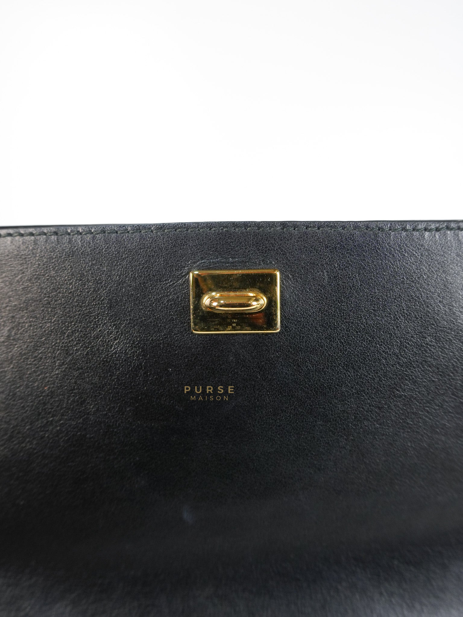 Miss Vara Bow Wristlet Clutch in Plum Patent Leather | Purse Maison Luxury Bags Shop