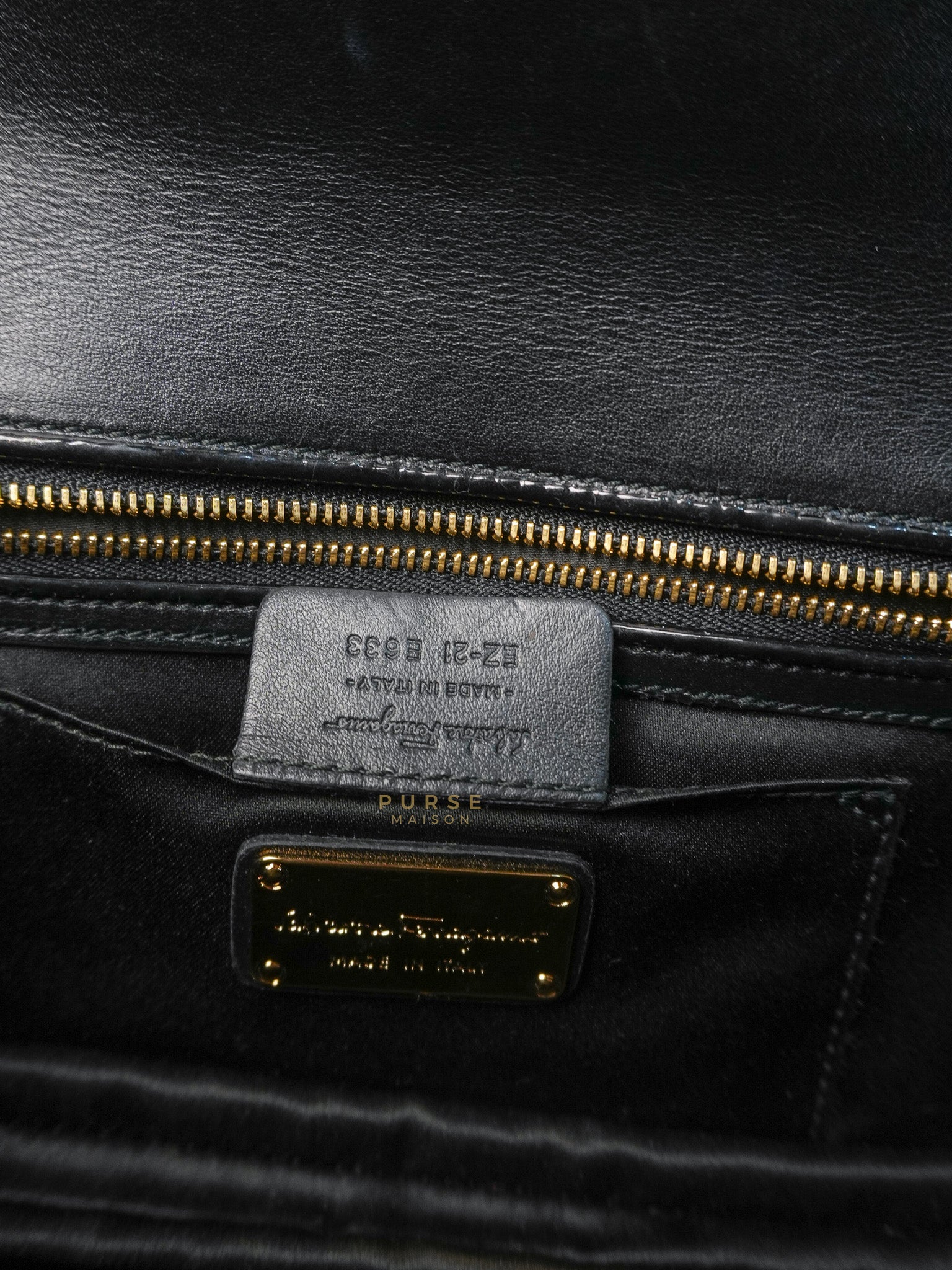 Miss Vara Bow Wristlet Clutch in Plum Patent Leather | Purse Maison Luxury Bags Shop