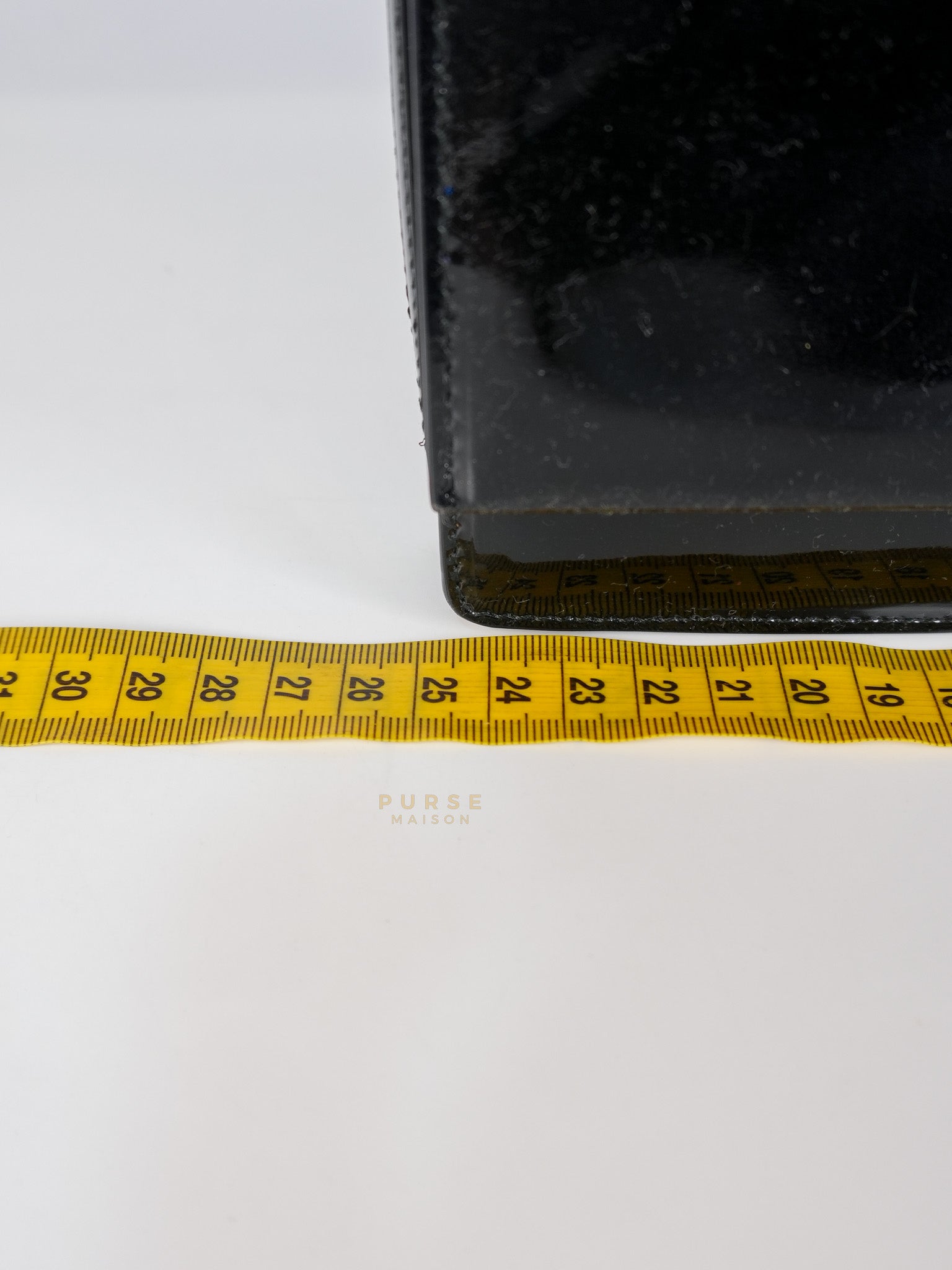 Miss Vara Bow Wristlet Clutch in Plum Patent Leather | Purse Maison Luxury Bags Shop