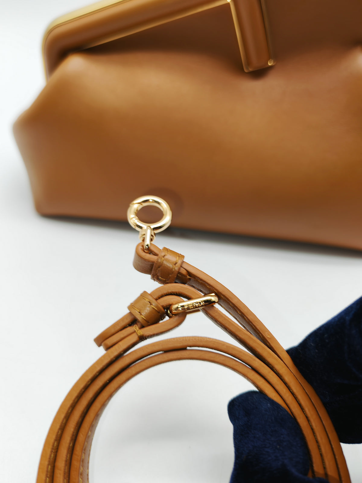 Fendi First Small Nappa Caramel