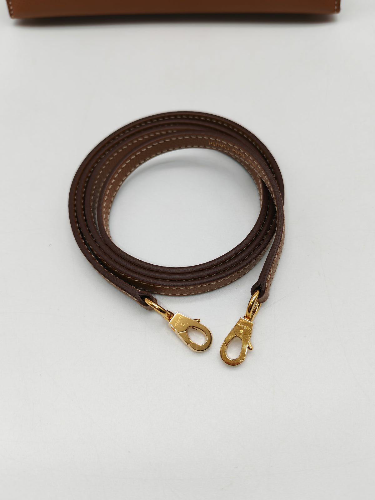 Hermes Mini Kelly II Gold in Epsom Leather and Gold Hardware Stamp D (2019)