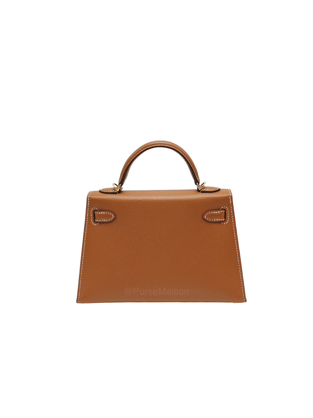 Hermes Mini Kelly II Gold in Epsom Leather and Gold Hardware Stamp D (2019)
