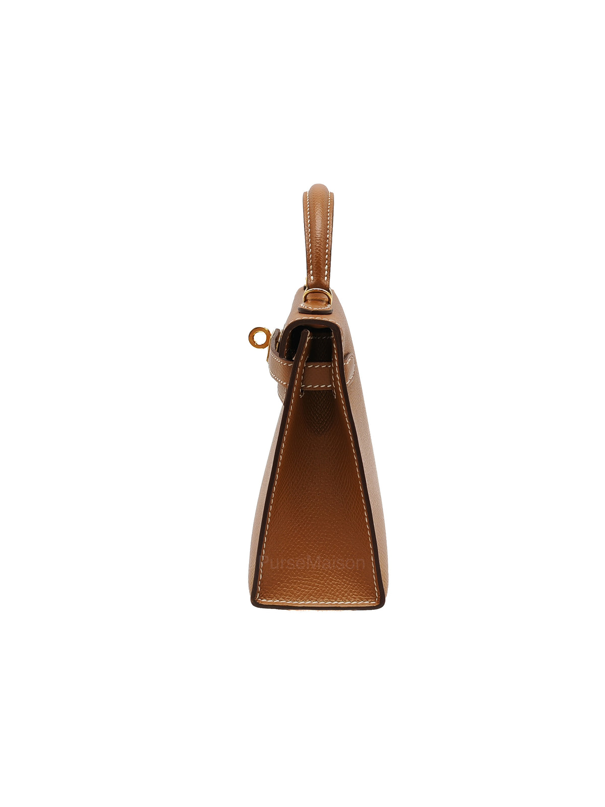 Hermes Mini Kelly II Gold in Epsom Leather and Gold Hardware Stamp D (2019)