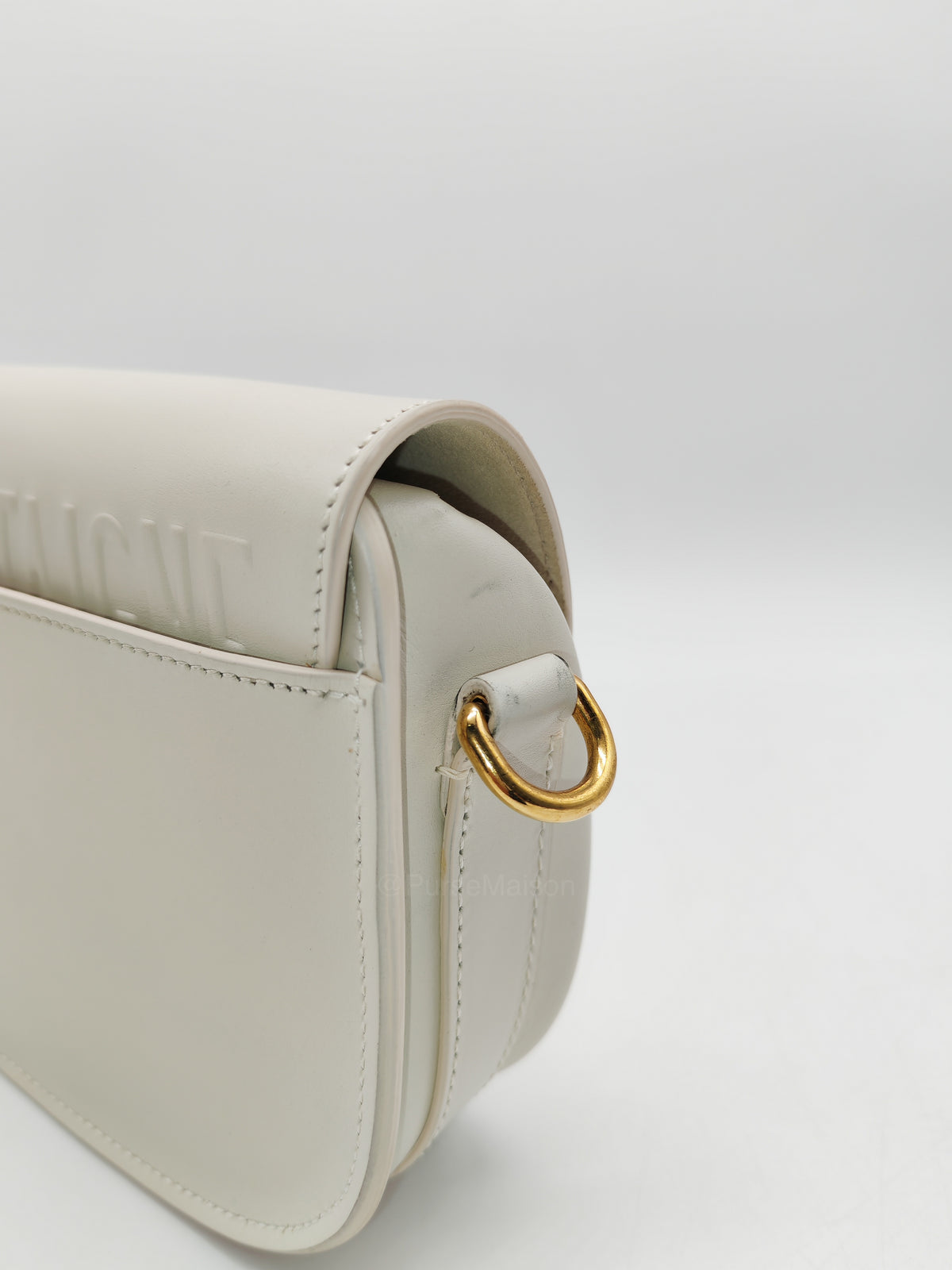 Christian Dior Bobby Small in Latte Box Calfskin Leather
