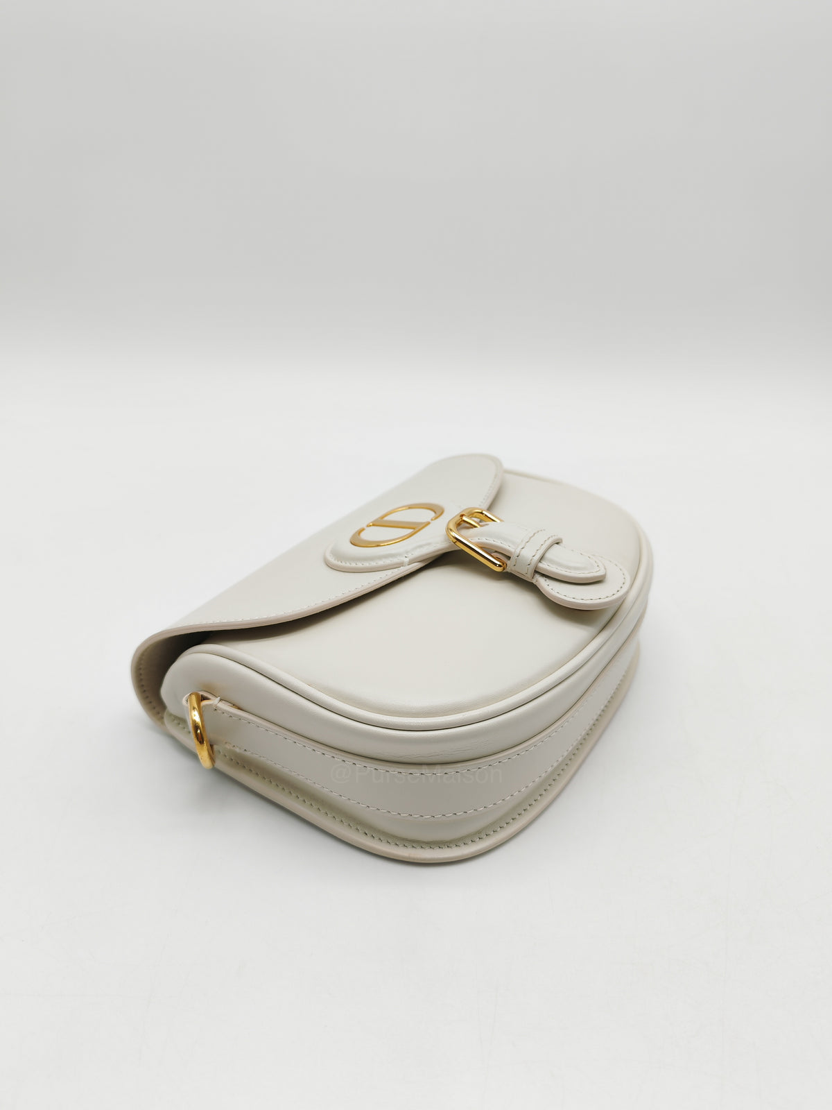 Christian Dior Bobby Small in Latte Box Calfskin Leather