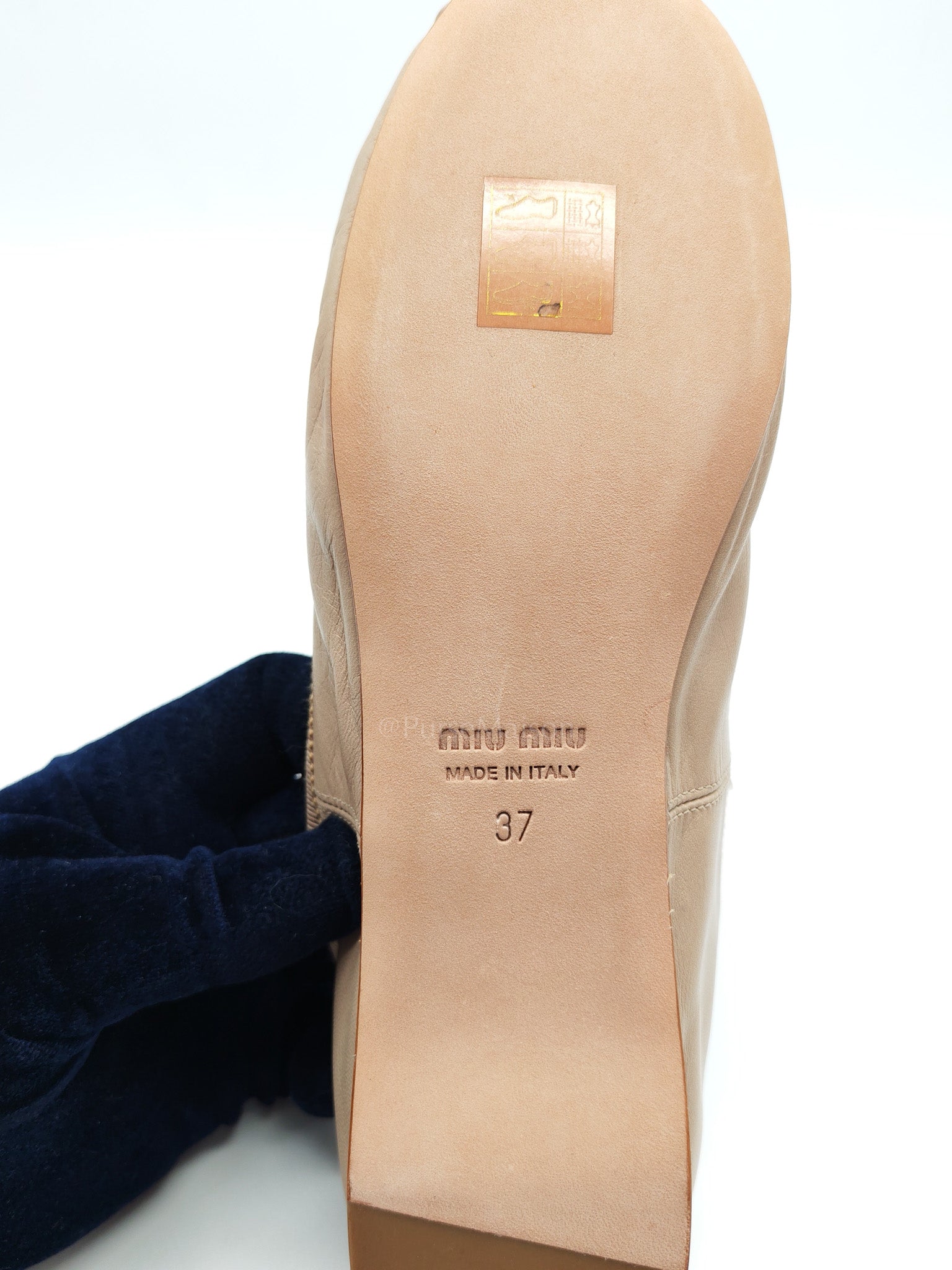 Ballerina Flats in Neutral Beige Size 37 (24cm)