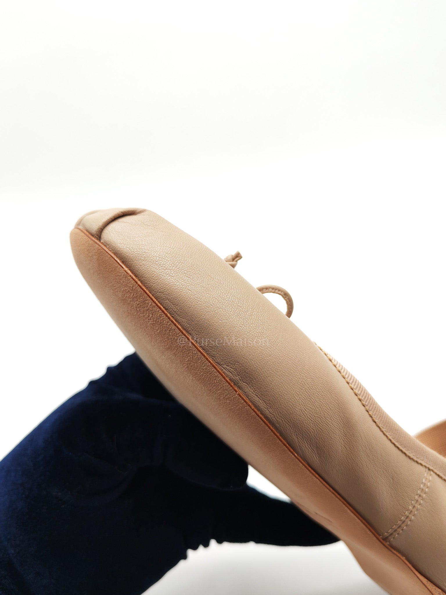 Ballerina Flats in Neutral Beige Size 37 (24cm)
