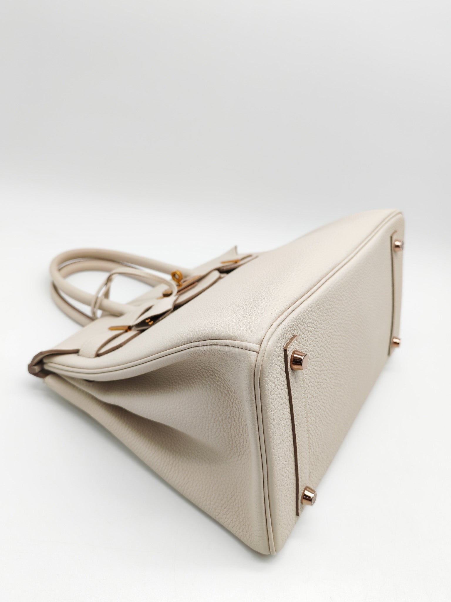 Birkin 30 Retourne in Craie Togo Leather and Gold Hardware Stamp Z (2021)