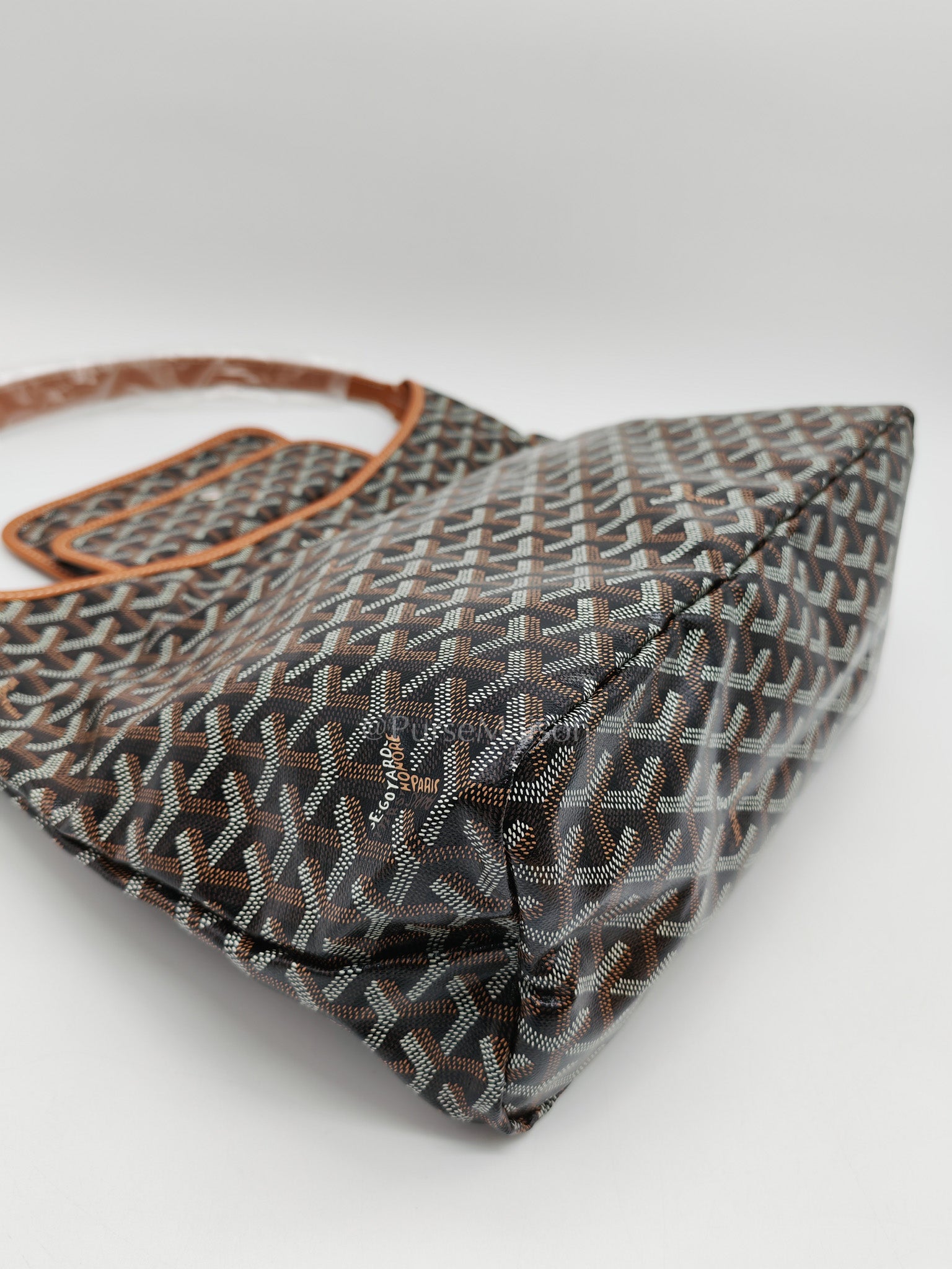 Boheme Hobo Bag in Tan Goyardine Canvas