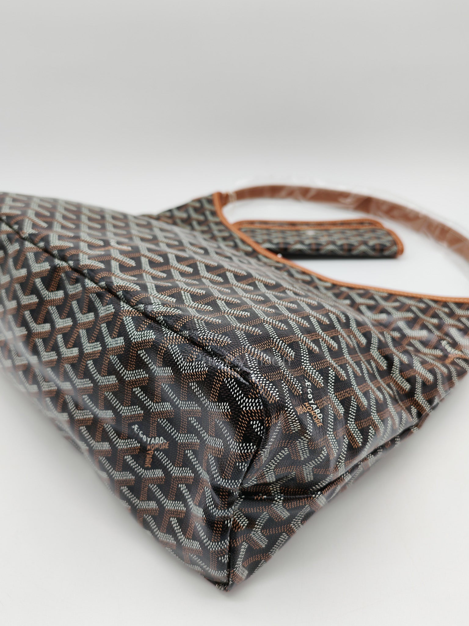 Boheme Hobo Bag in Tan Goyardine Canvas