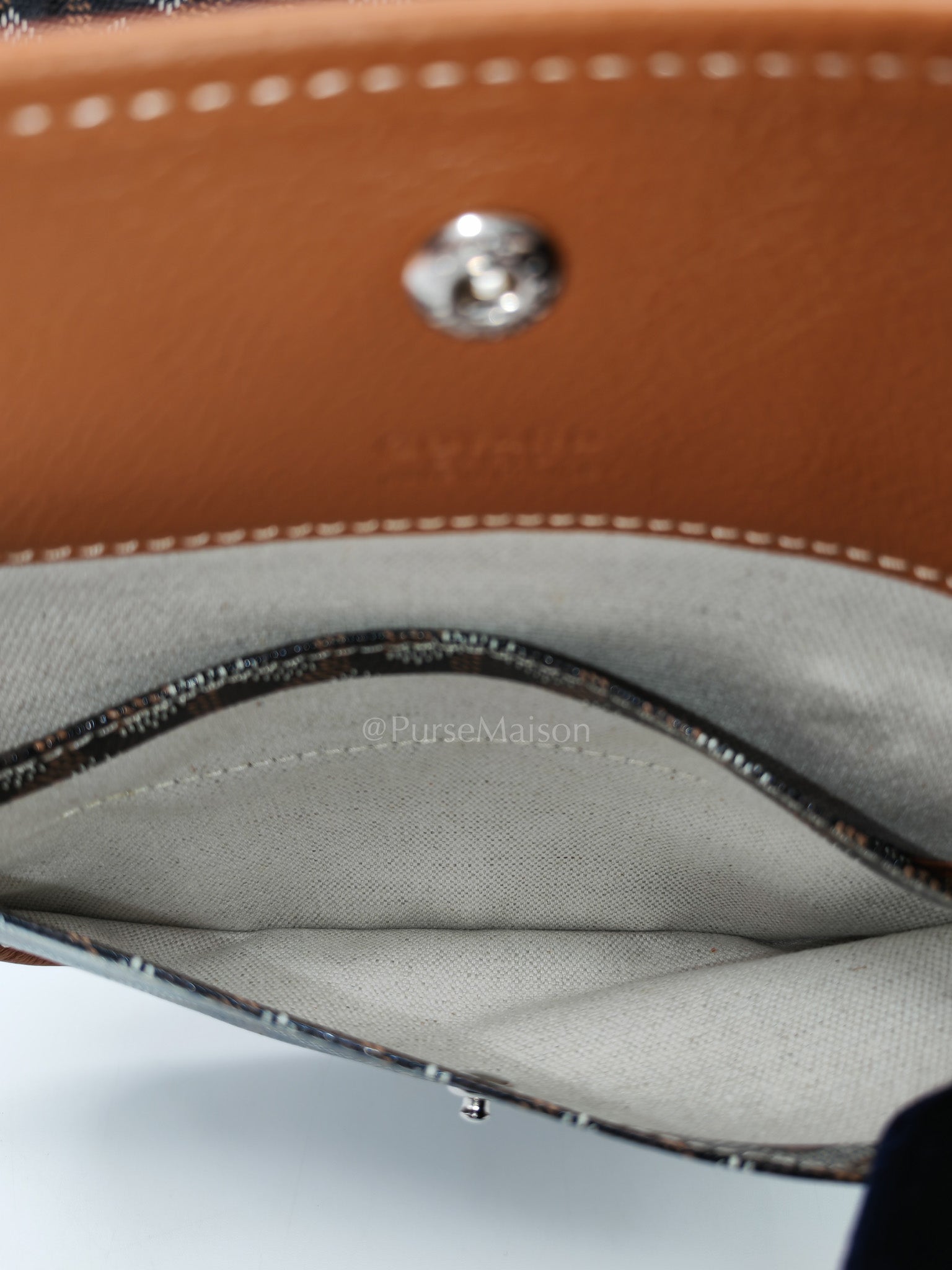 Boheme Hobo Bag in Tan Goyardine Canvas