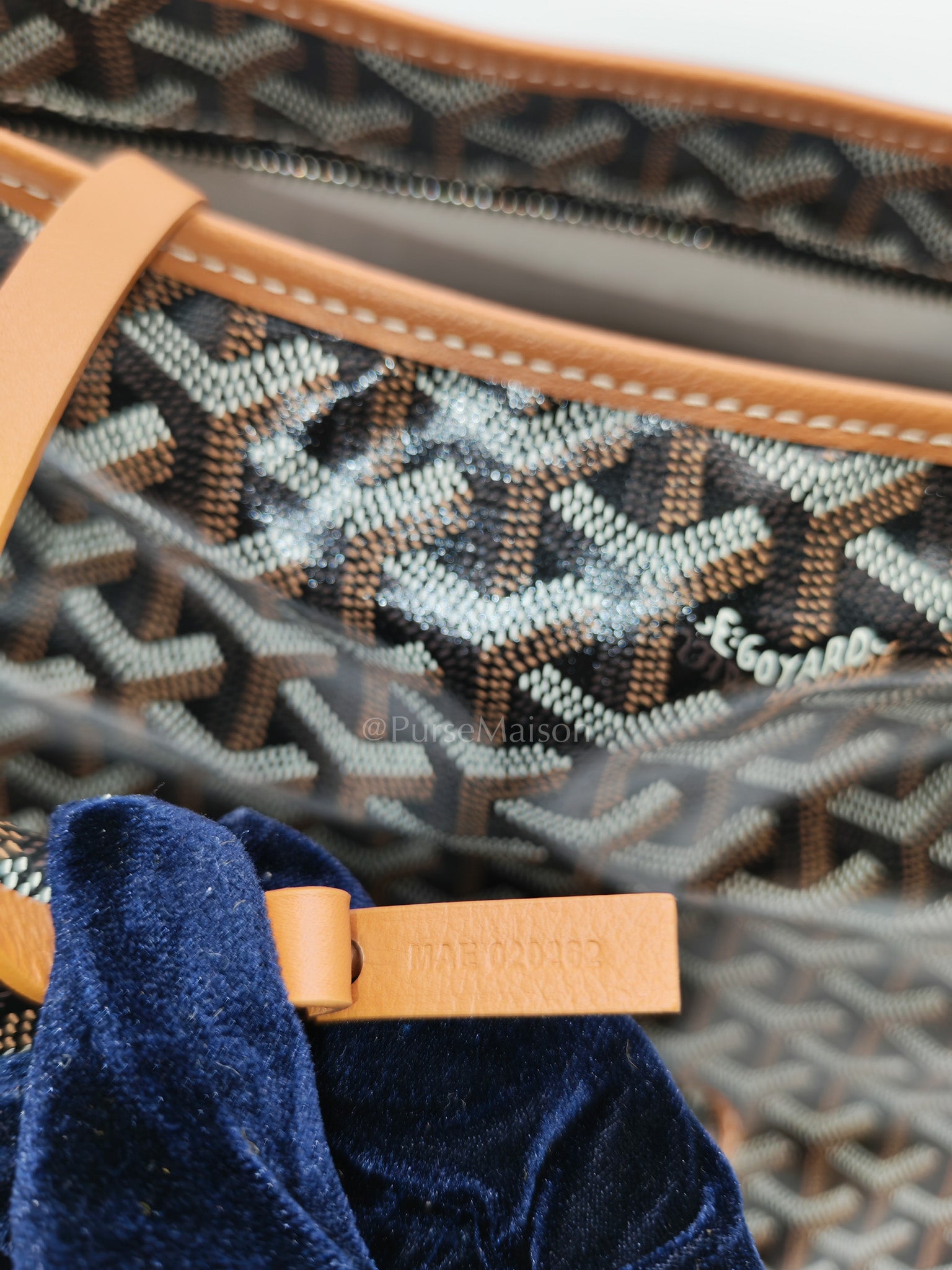 Boheme Hobo Bag in Tan Goyardine Canvas