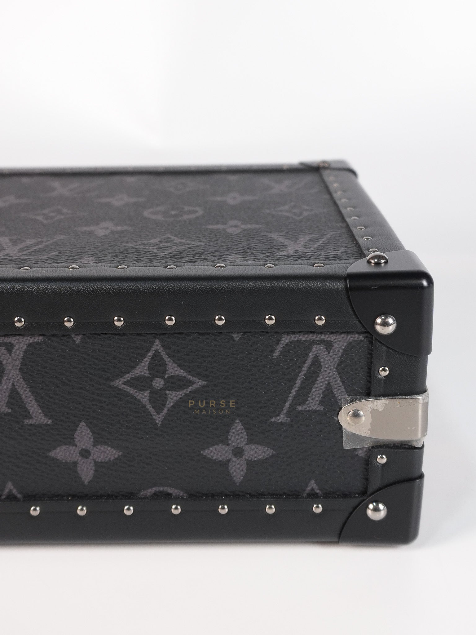 Monogram Eclipse Trunk Box in Graphite (Date Code: FL1222) | Purse Maison Luxury Bags Shop