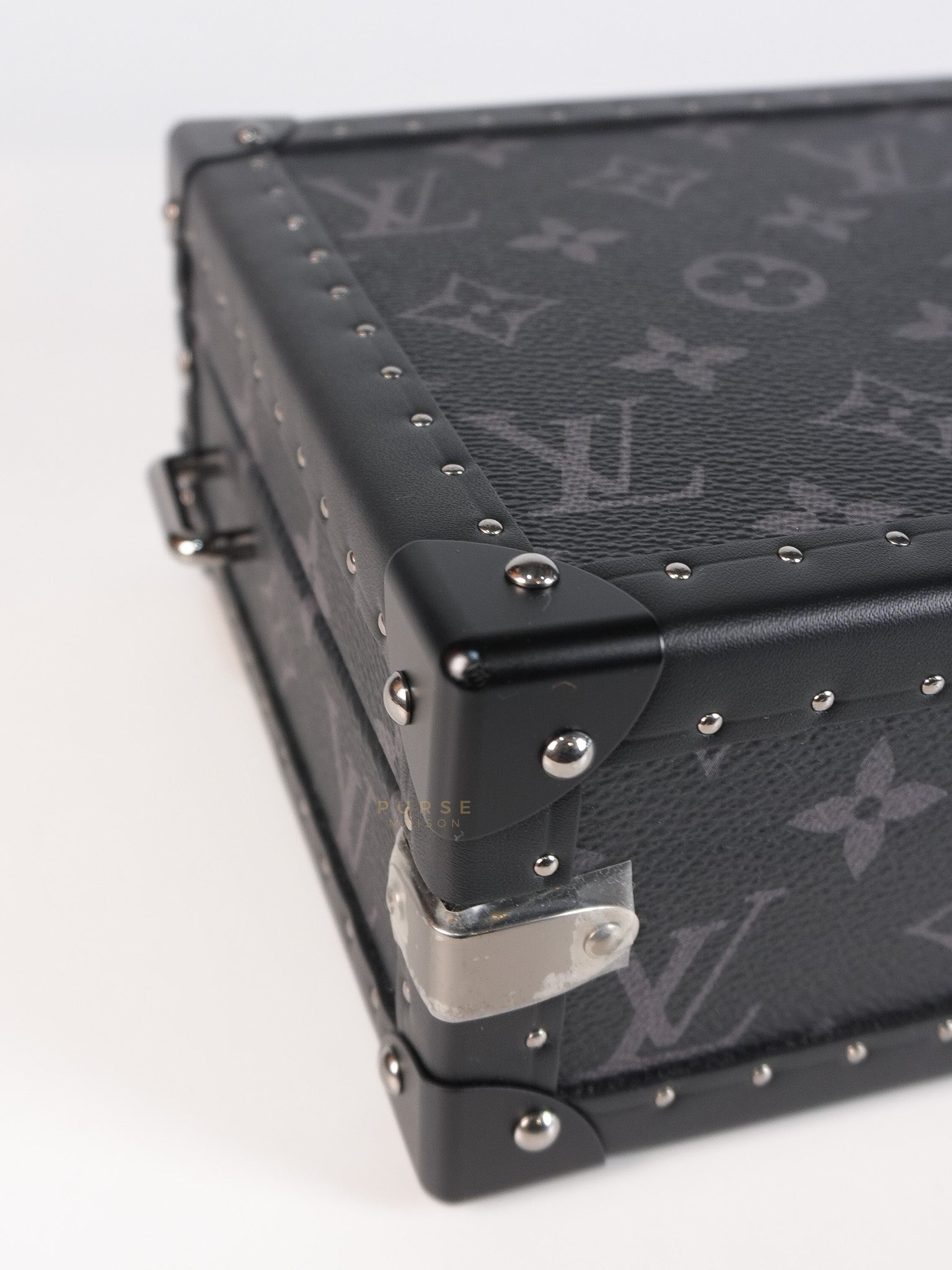 Monogram Eclipse Trunk Box in Graphite (Date Code: FL1222) | Purse Maison Luxury Bags Shop