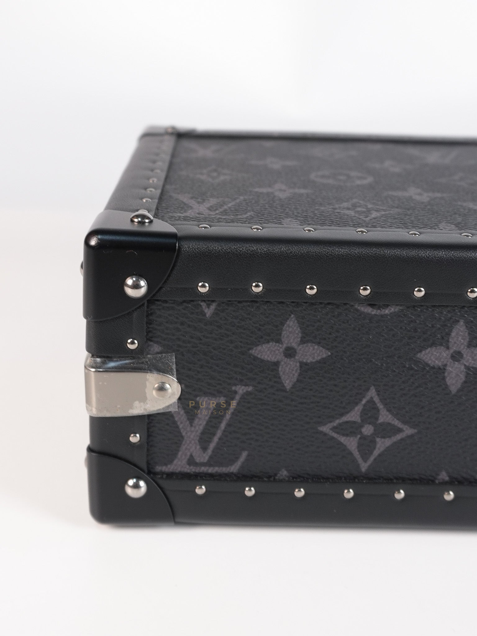 Monogram Eclipse Trunk Box in Graphite (Date Code: FL1222) | Purse Maison Luxury Bags Shop