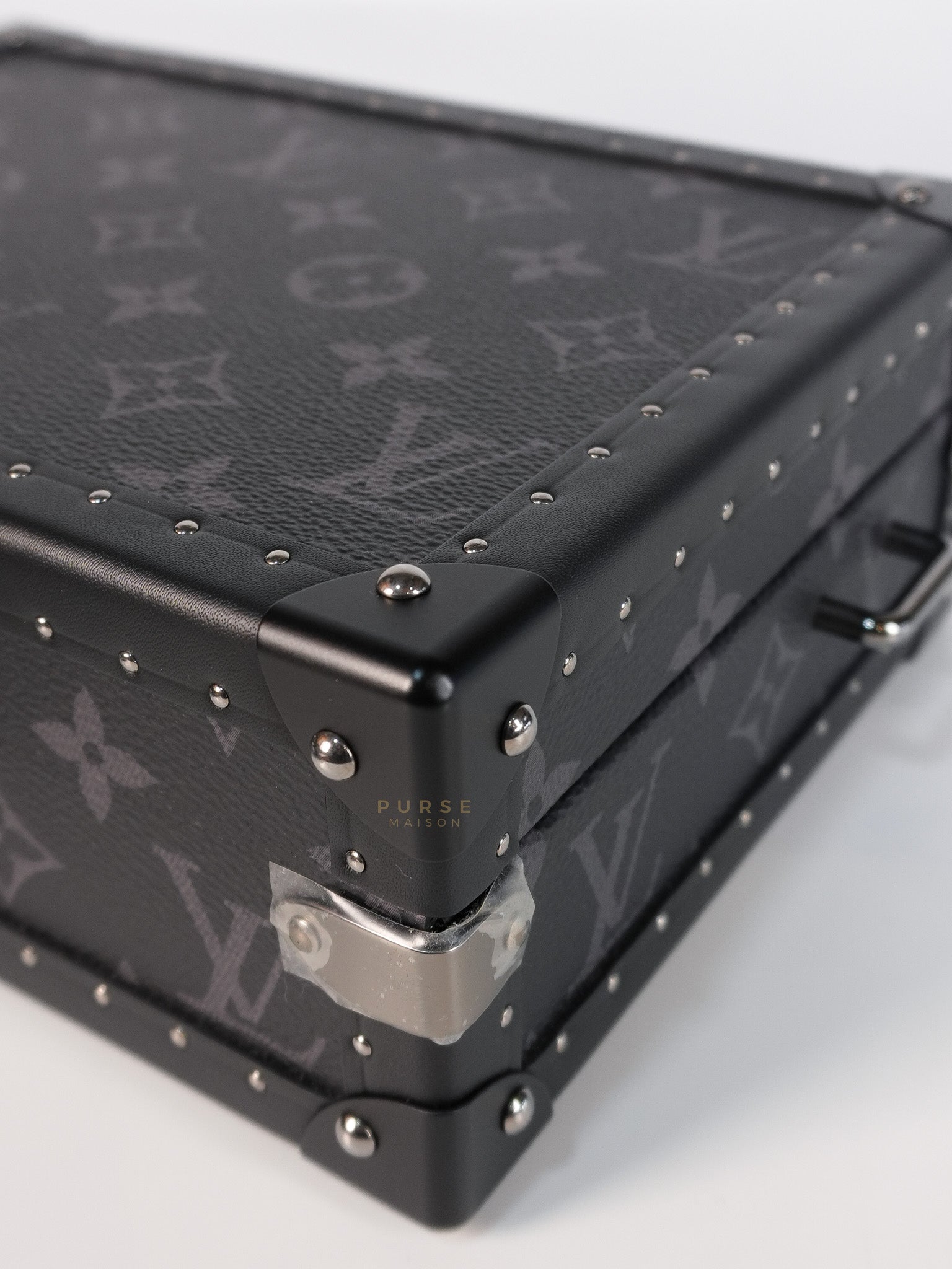 Monogram Eclipse Trunk Box in Graphite (Date Code: FL1222) | Purse Maison Luxury Bags Shop