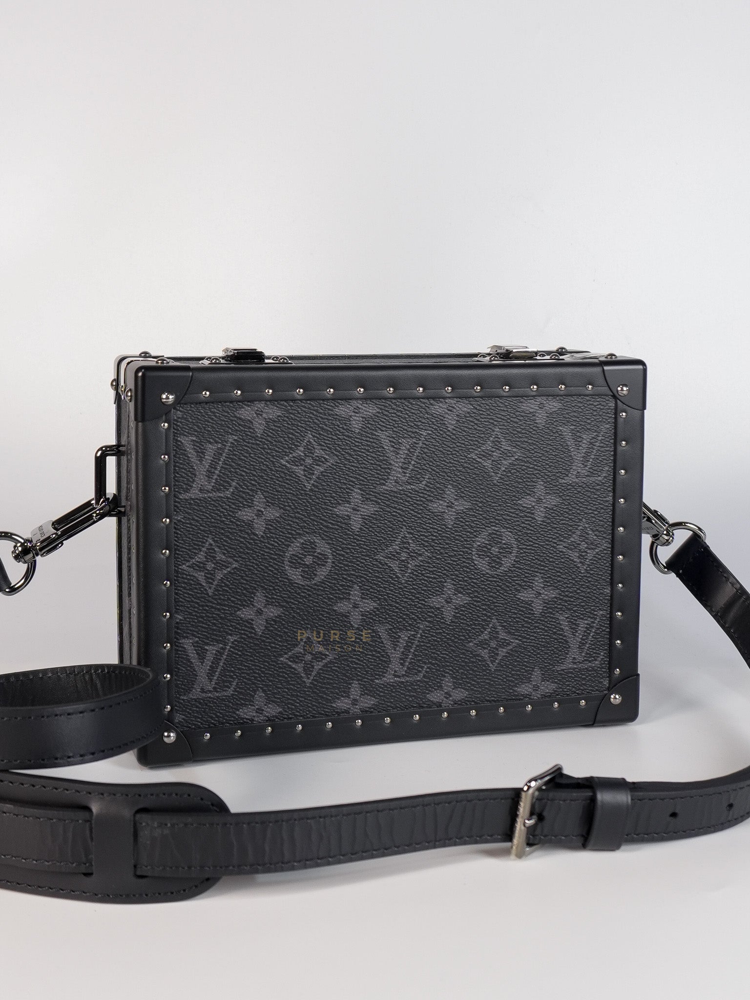 Monogram Eclipse Trunk Box in Graphite (Date Code: FL1222) | Purse Maison Luxury Bags Shop