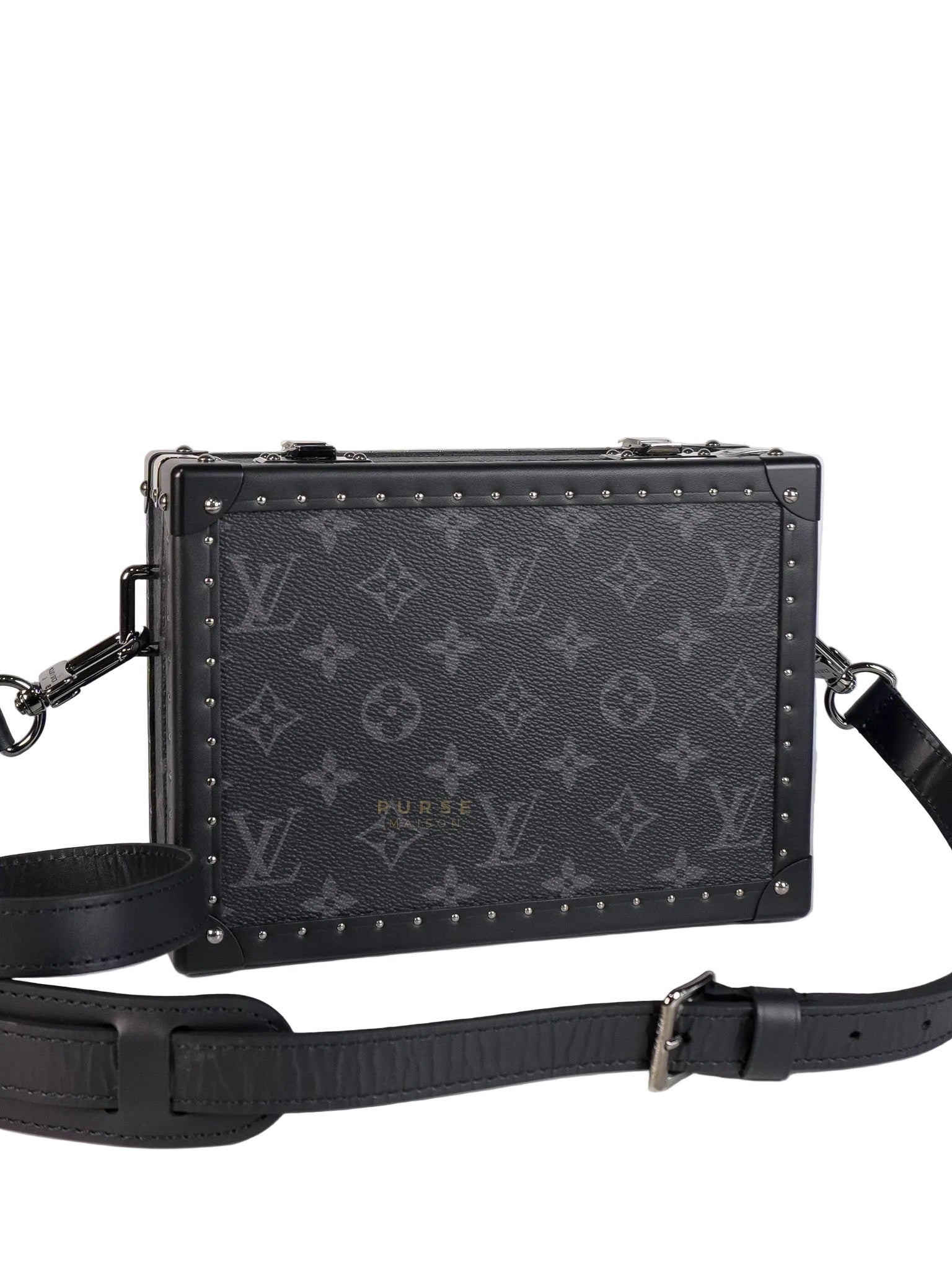 Monogram Eclipse Trunk Box in Graphite (Date Code: FL1222) | Purse Maison Luxury Bags Shop