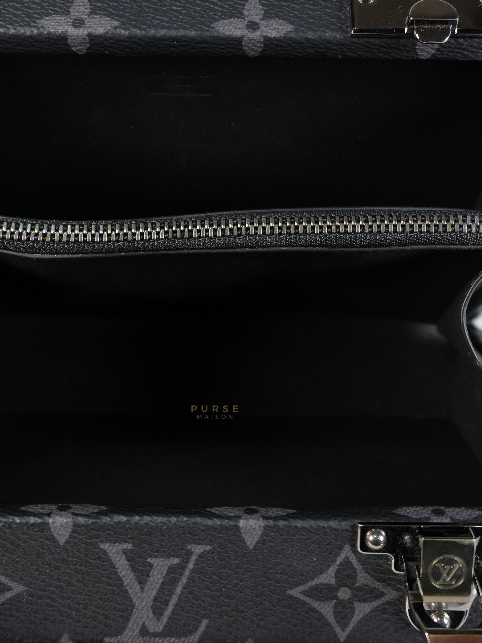 Monogram Eclipse Trunk Box in Graphite (Date Code: FL1222) | Purse Maison Luxury Bags Shop