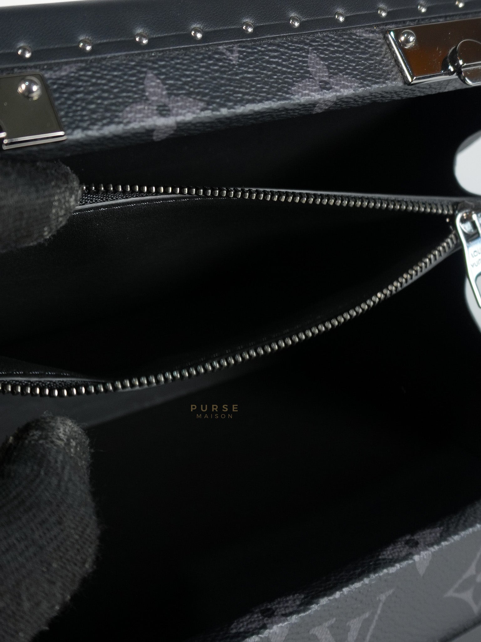 Monogram Eclipse Trunk Box in Graphite (Date Code: FL1222) | Purse Maison Luxury Bags Shop