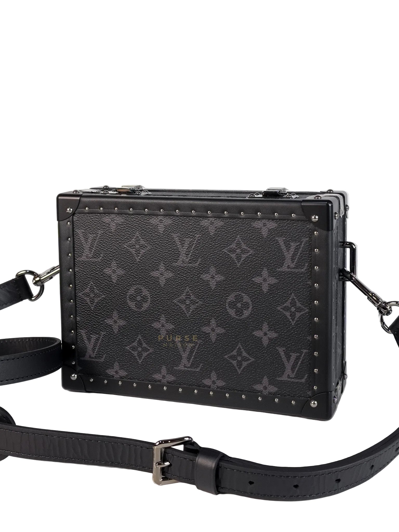Monogram Eclipse Trunk Box in Graphite (Date Code: FL1222) | Purse Maison Luxury Bags Shop