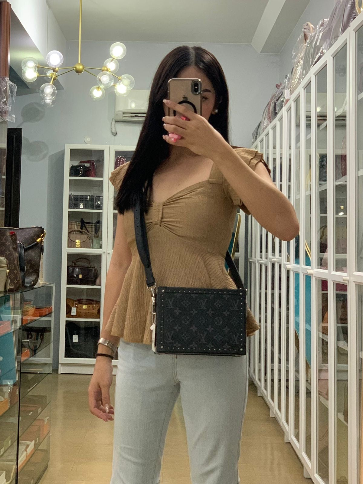 Monogram Eclipse Trunk Box in Graphite (Date Code: FL1222) | Purse Maison Luxury Bags Shop