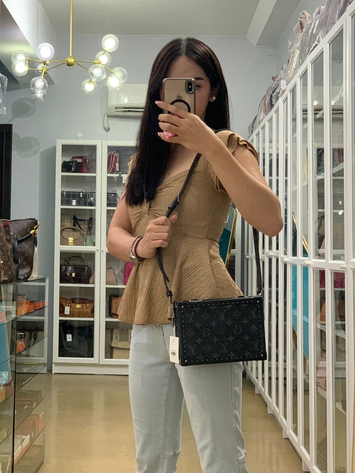 Monogram Eclipse Trunk Box in Graphite (Date Code: FL1222) | Purse Maison Luxury Bags Shop