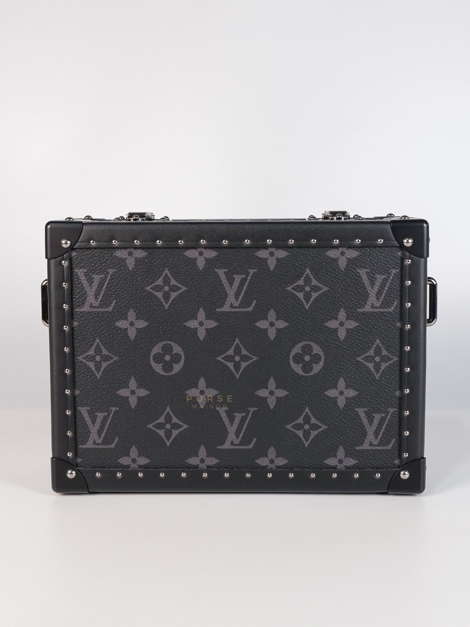Monogram Eclipse Trunk Box in Graphite (Date Code: FL1222) | Purse Maison Luxury Bags Shop