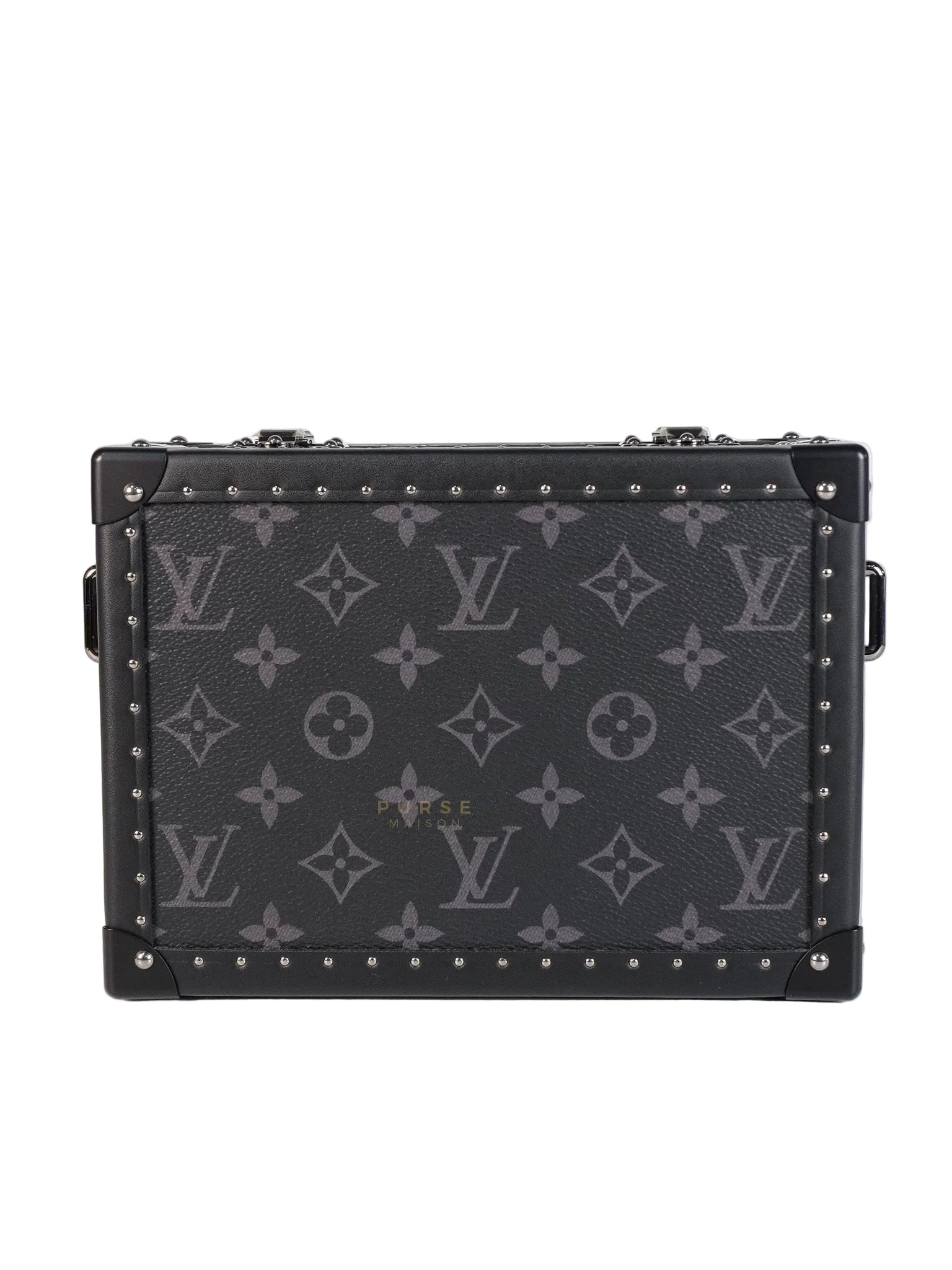 Monogram Eclipse Trunk Box in Graphite (Date Code: FL1222) | Purse Maison Luxury Bags Shop