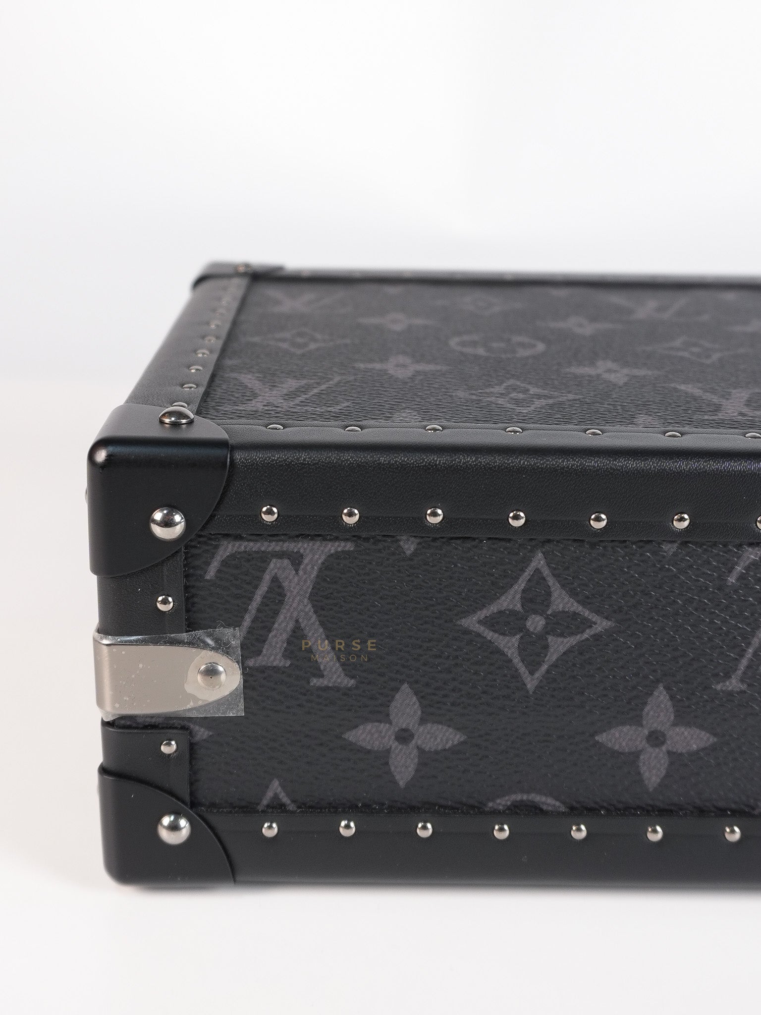 Monogram Eclipse Trunk Box in Graphite (Date Code: FL1222) | Purse Maison Luxury Bags Shop