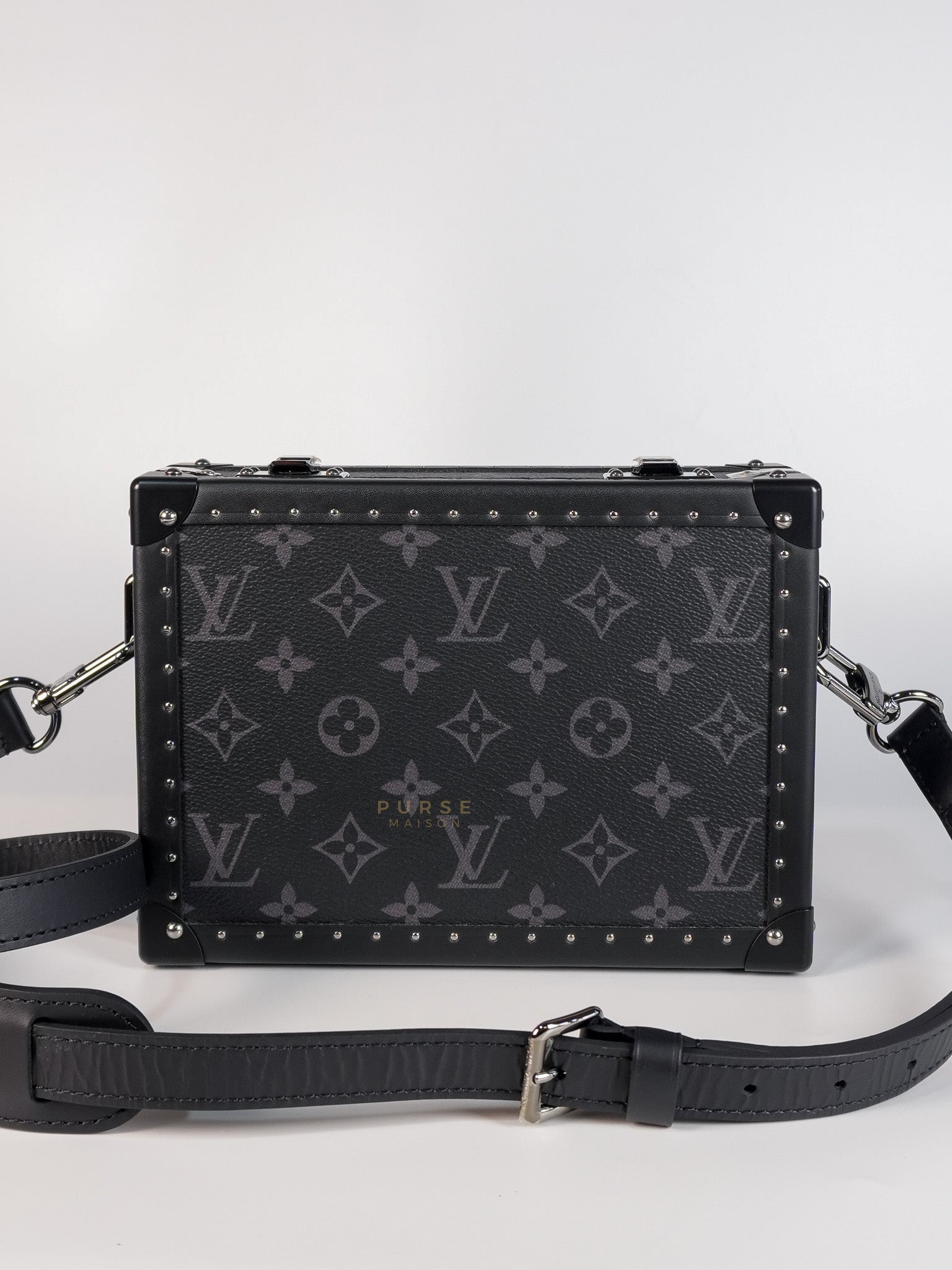 Monogram Eclipse Trunk Box in Graphite (Date Code: FL1222) | Purse Maison Luxury Bags Shop
