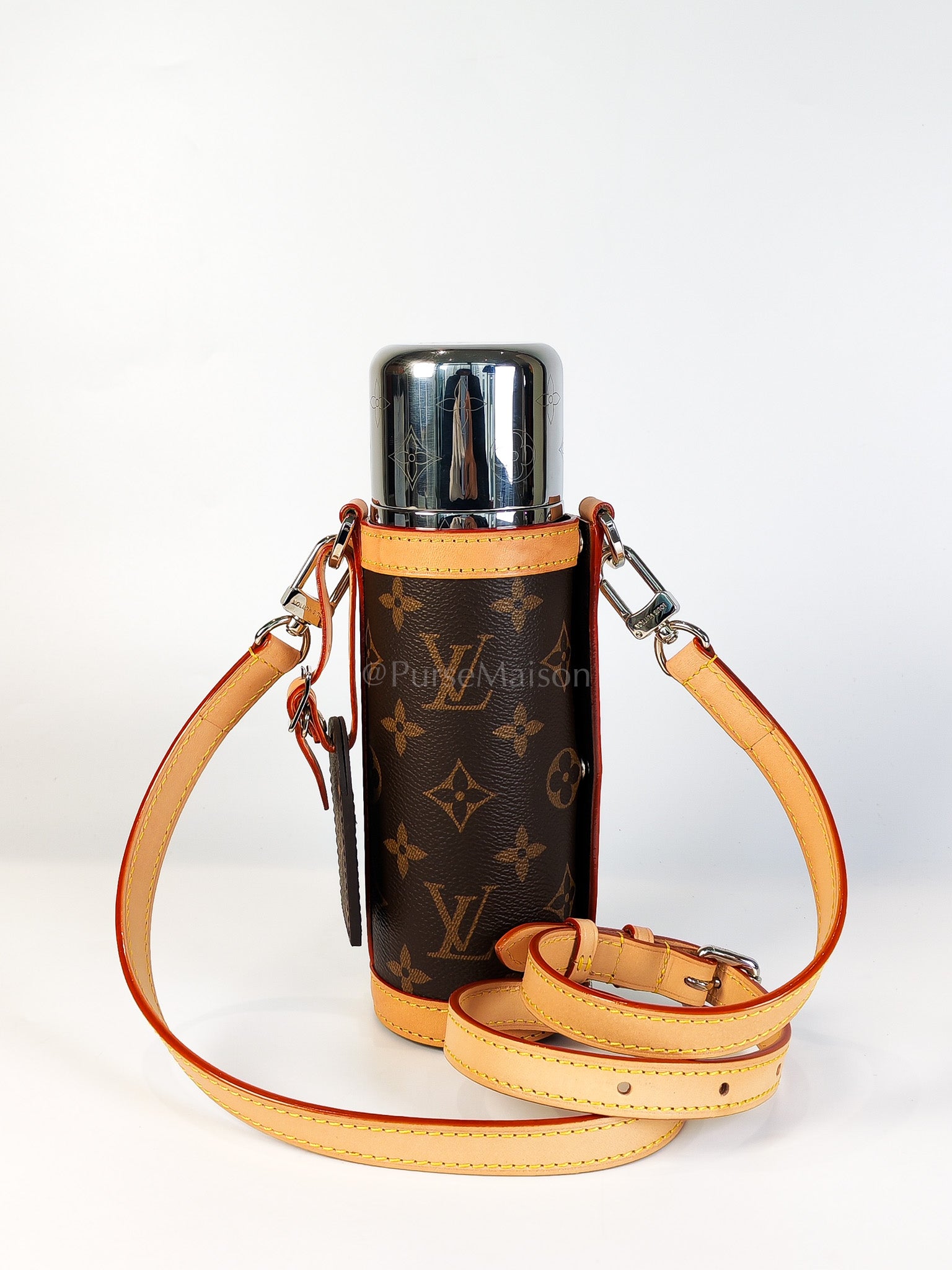Monogram Flask Holder Thermos with Case Water Bottle (Date Code: PL5200) | Purse Maison Luxury Bags Shop