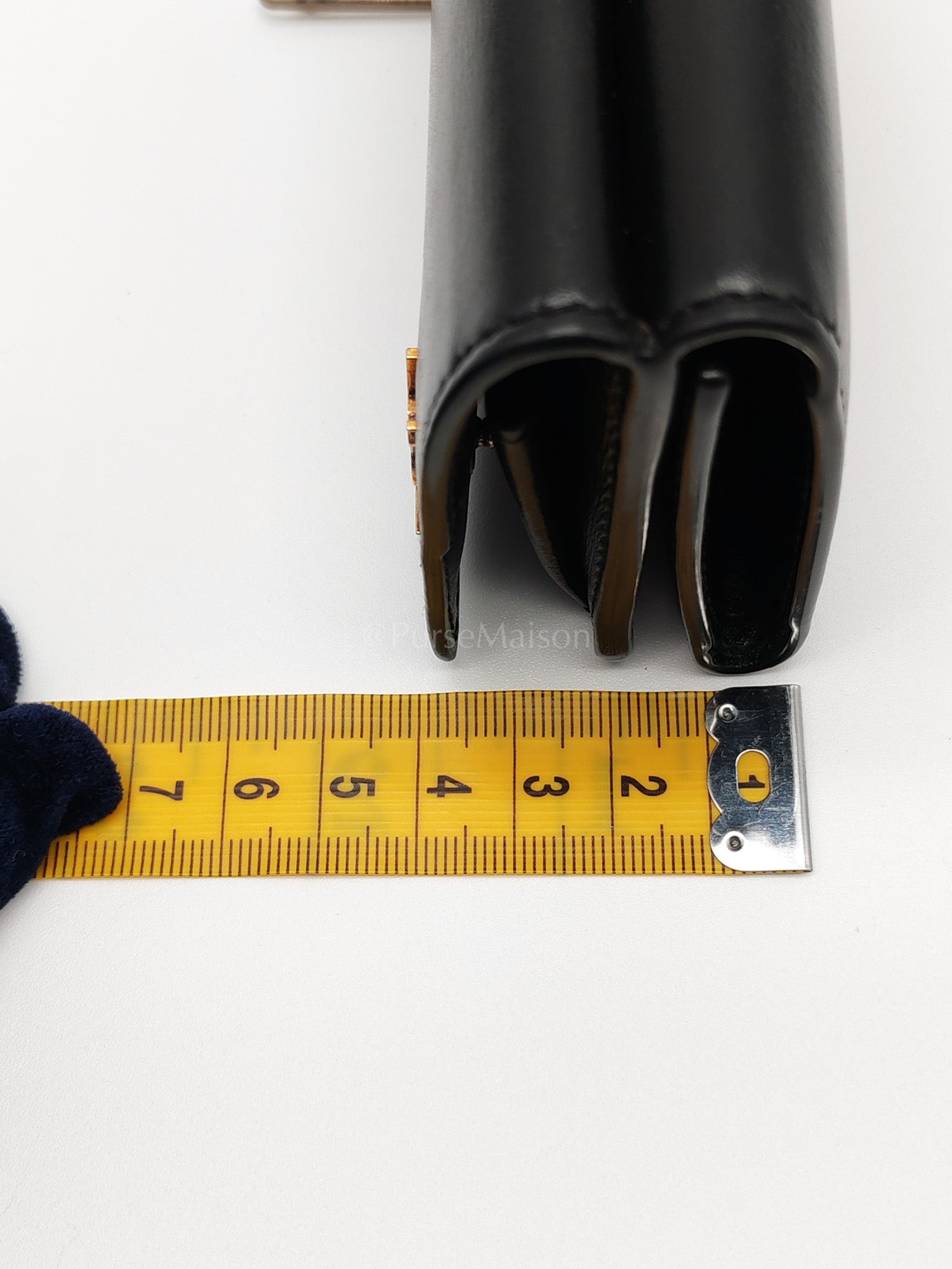 Monogram Portefeuille in Black Lambskin Leather with Coin Pouch Wallet | Purse Maison Luxury Bags Shop