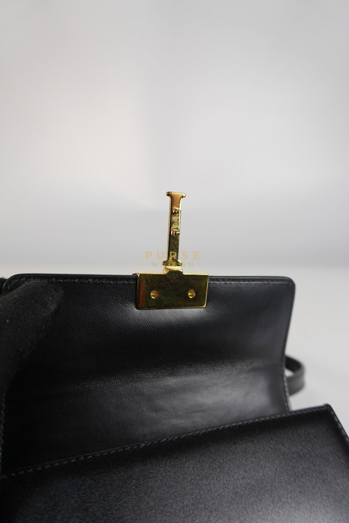 Montaigne 30 Micro Black Calfskin Leather | Purse Maison Luxury Bags Shop