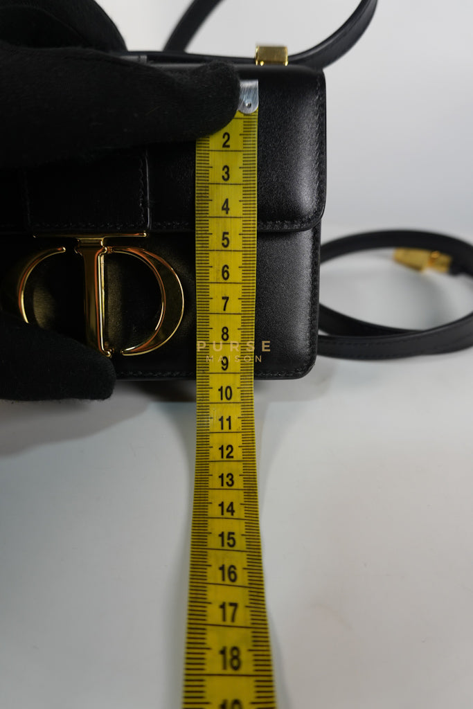 Montaigne 30 Micro Black Calfskin Leather | Purse Maison Luxury Bags Shop