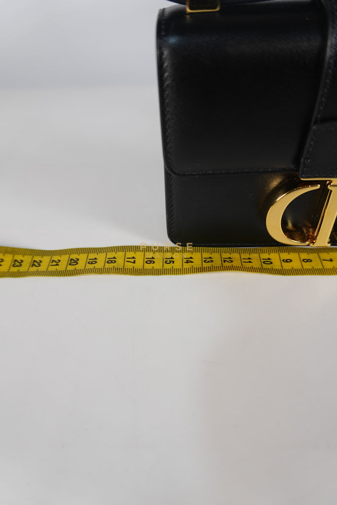 Montaigne 30 Micro Black Calfskin Leather | Purse Maison Luxury Bags Shop