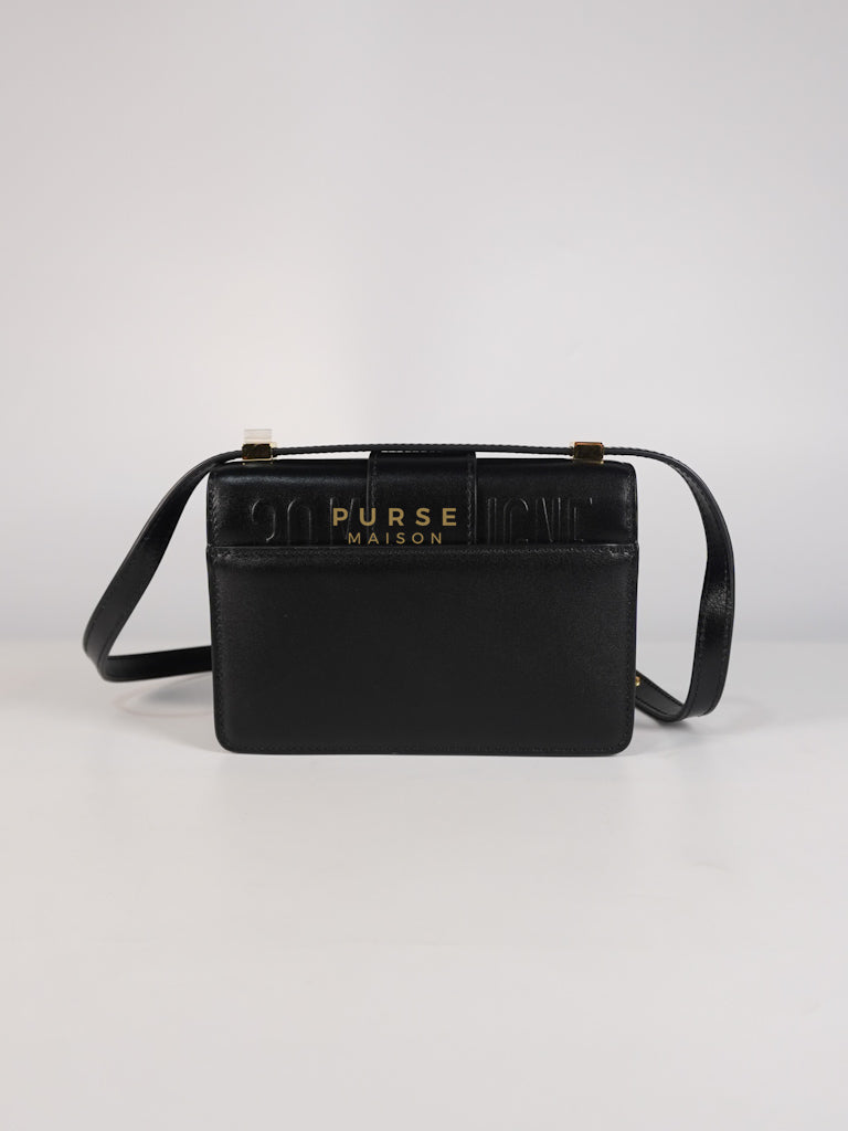 Montaigne 30 Micro Black Calfskin Leather | Purse Maison Luxury Bags Shop