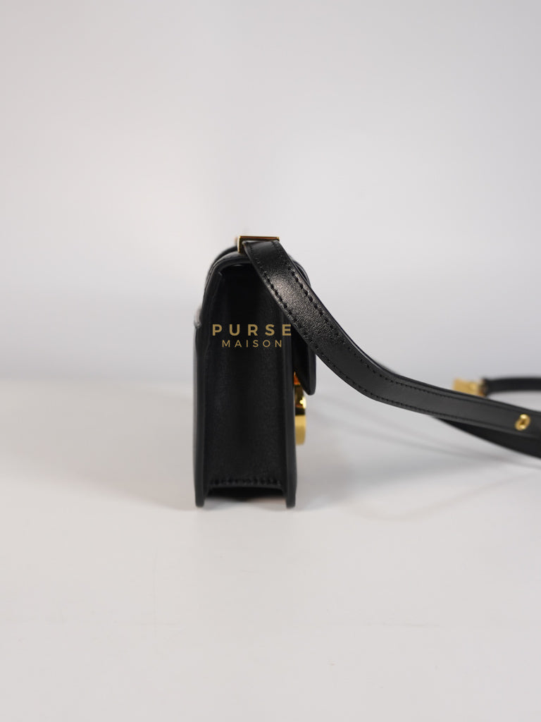 Montaigne 30 Micro Black Calfskin Leather | Purse Maison Luxury Bags Shop