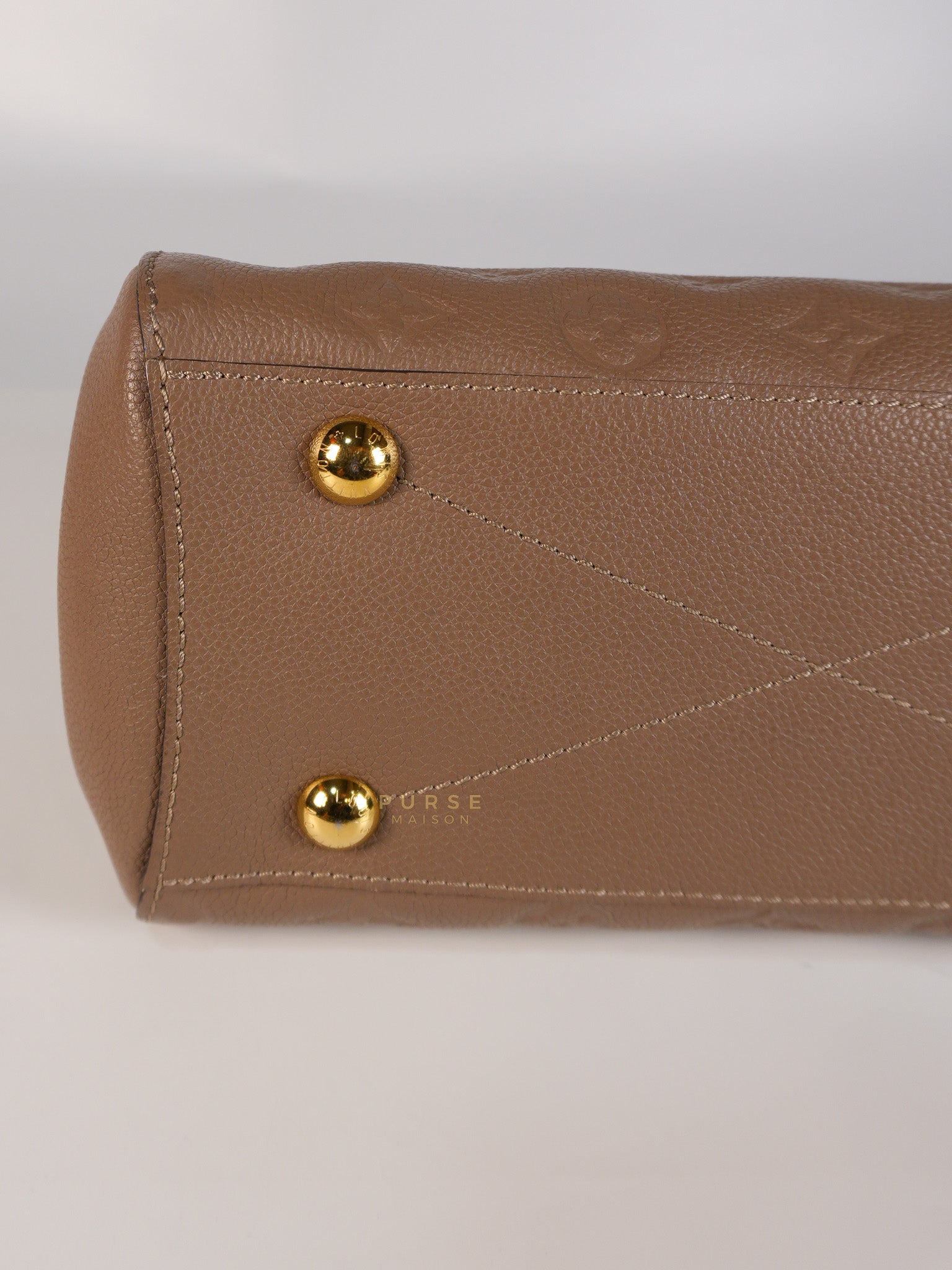 Montaigne BB in Taupe Monogram Empreinte Leather (Date Code: SP1197) | Purse Maison Luxury Bags Shop